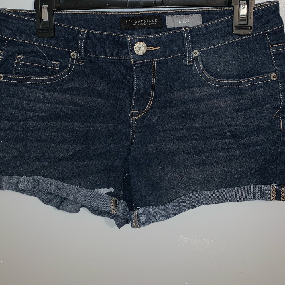 Aeropostale Midi Jean Shorts
